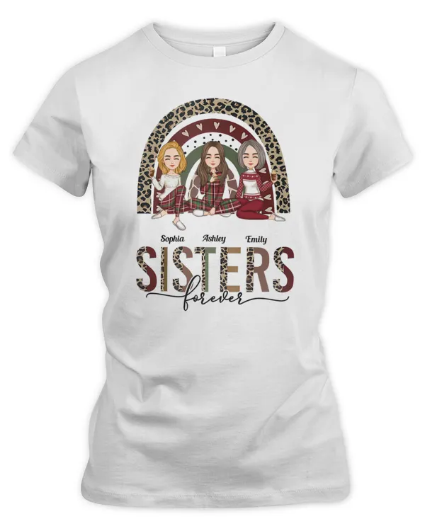 Sister - Here's A Mug - Personalized Mug - Christmas, New Year, Loving Gift For Sistas, Sister, Besties, Best Friends, Soul Sisters, Gifts For Sister, Gifts Idea For Sister - Women's Premium Slim Fit Tee Women's Premium Slim Fit Tee