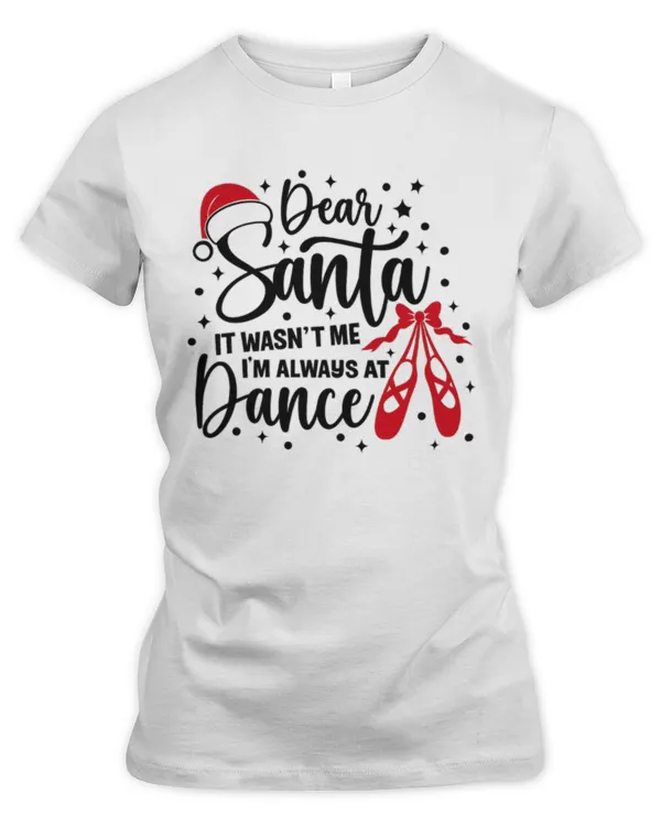 Dear Santa it Wasn't me 2 - Women's Premium Slim Fit Tee Women's Premium Slim Fit Tee