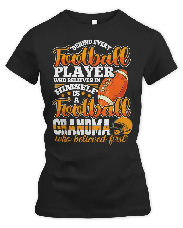 Football Behind Every Football Grandma Womens