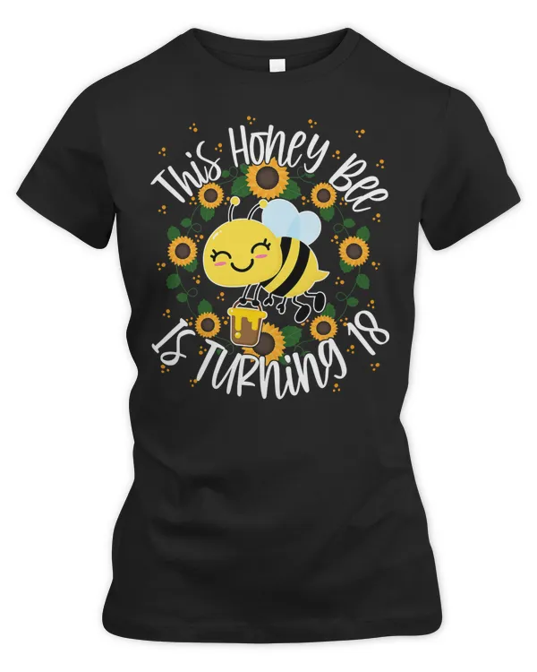 Bee Beekeeper 18 Years Old Girl Birthday Gift Cute Bee 18th Anniversary 526 Hive Beekeeping