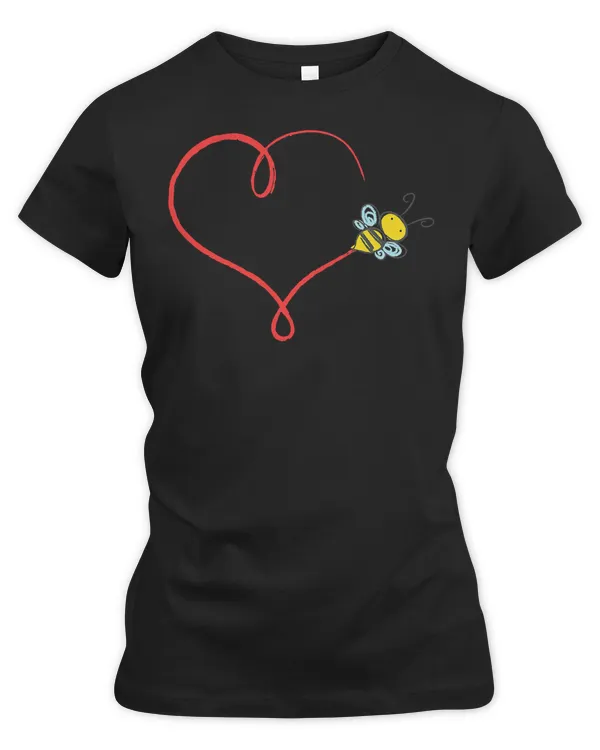 Bee Beekeeper A Heart for Bees Cute Bee Lover 478 Hive Beekeeping