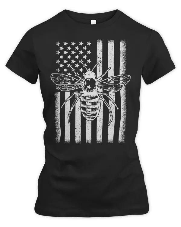 Bee Beekeeper American Flag Honey Bee Honeycomb Beekeeper BeeKeeping 214 Hive Beekeeping
