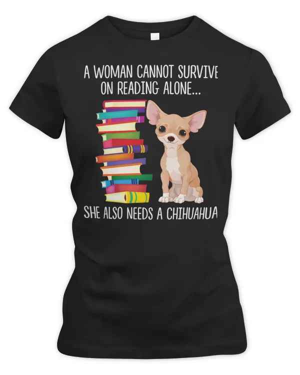 Book Reader Chihuahua Dog Mom Books Reading Fan