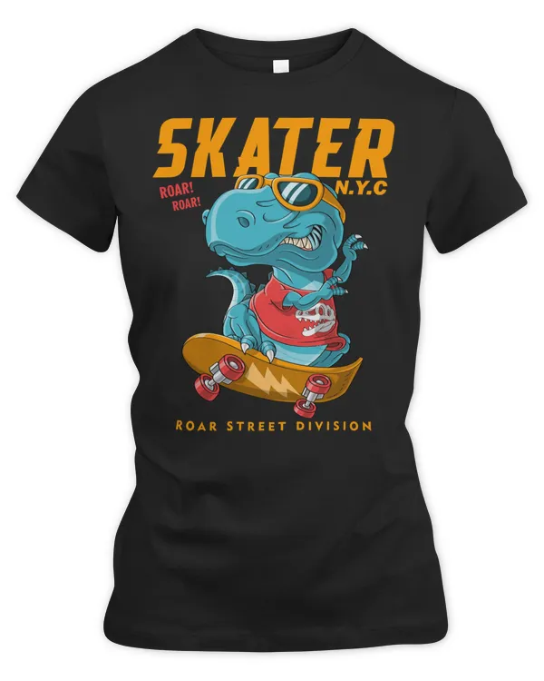 Dinosaur Dino Cool Dinosaur T Rex Skater Funny Dinosaur Skateboard Meme T Rex Saurus