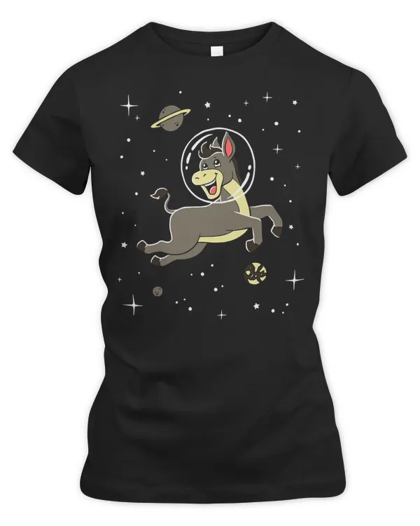 Donkey Cattle In Space Cute Cartoon Horse 170 Mule Farmer