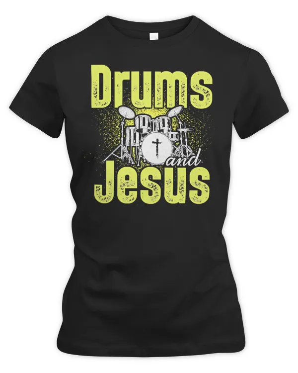 Drum Lover Christian Drummer Drums Jesus Church Worship Drum Player product 254 Drummer Drumming