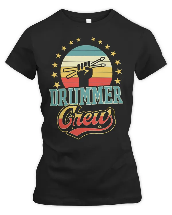 Drum Lover Crew Funny Christian Dad Kit 122 Music Drum Lover Drummer Drumming