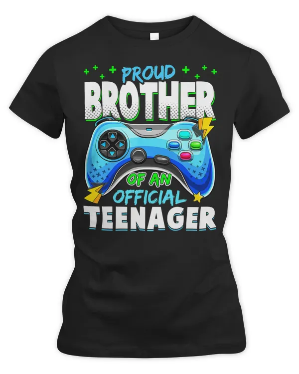 Game Gaming 13th Birthday Proud Brother Officialnager Video Game 347 Gamer Loving Game