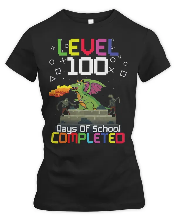 Game Gaming 100th Day Of School For Boys Level Completed Video Game Boy 263 Gamer Loving Game