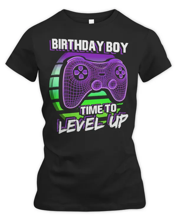 Game Gaming Birthday Boy Time to Level Up Game Vintage Birthday 444 Gamer Loving Game
