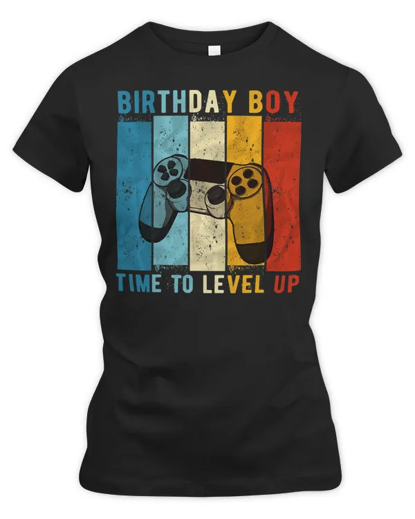 Game Gaming Birthday Boy Time to Level Up Video Game Birthday 38 Gamer Loving Game