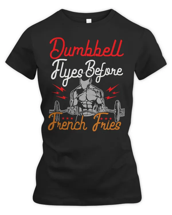 Gym Training Dumbbell Flyes Before French Fries Workout 506 Bodybuilding