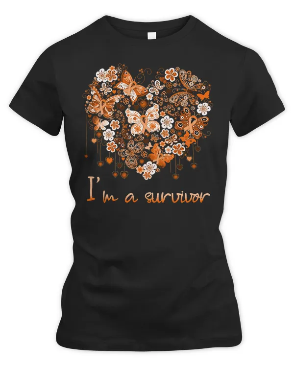 Multiple Sclerosis Awareness Iam A Survivor Multiple Sclerosis Awareness Orange Ribbon