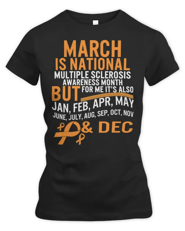Multiple Sclerosis Awareness March is National Multiple Sclerosis Awareness Month MS Orange Ribbon