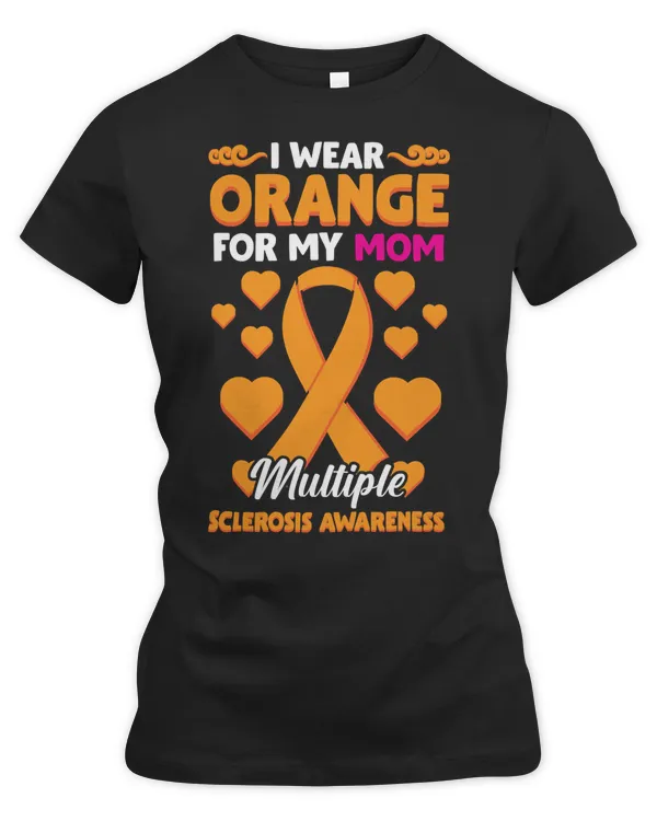 Multiple Sclerosis Awareness MS Awareness Mom Multiple Sclerosis Support Orange Ribbon