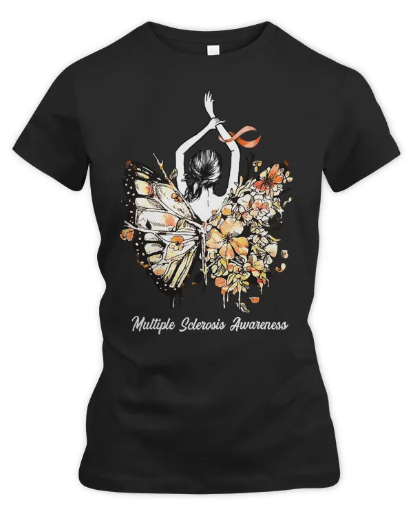 Multiple Sclerosis Awareness Sticker 83 awareness Orange Ribbon