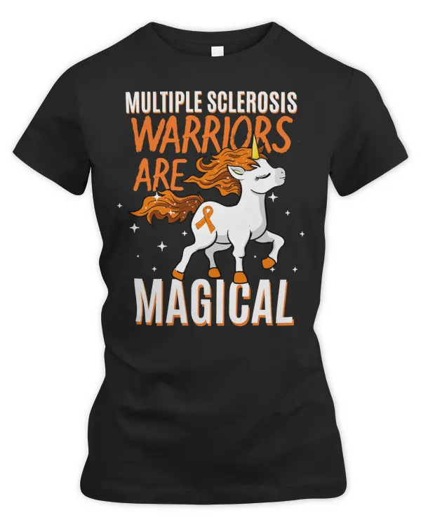 Multiple Sclerosis Awareness Warriors Are Magical 22 awareness Orange Ribbon