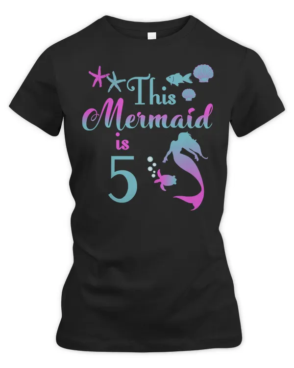 Mermaid Sea Life 5th birthday351 Ocean Lover