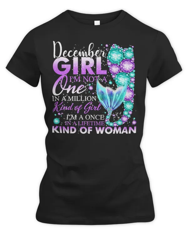 Mermaid Sea Life December Girl T Birthday Girl Gifts 395 Ocean Lover