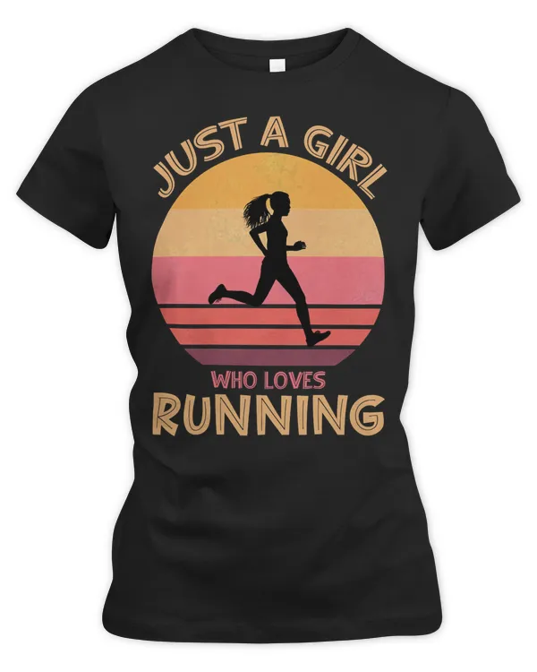 Runner Run Runner Fitness Just A Girl Who Loves Funny Vintagefor Women 29 Run Running