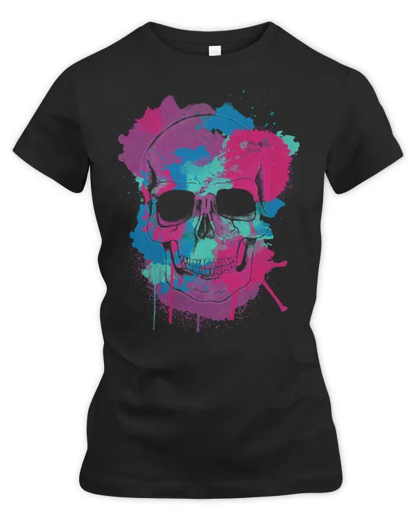 Skull Lover Skeleton Watercolor Skulls