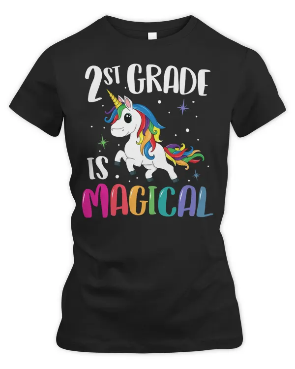 Teacher Teaching Lover 2nd Grade Is Magical Unicorn Back to School Teacher670