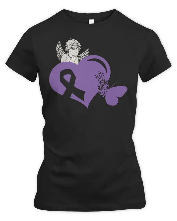 Dementia Mental Health Awareness Support Angel Purple Butterfly Alzheimers Disease Awareness
