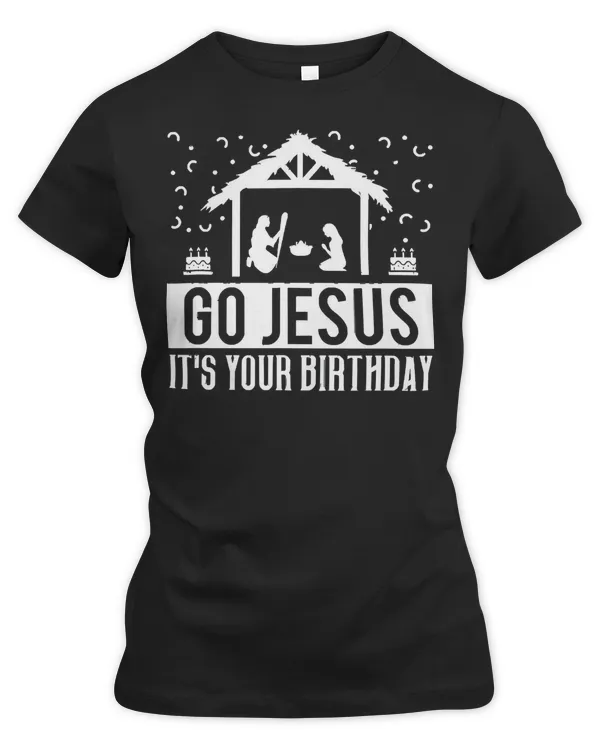 Christian Jesus Happy Birthday Jesus Go Jesus It's Your Birthday Ugly Xmas 71