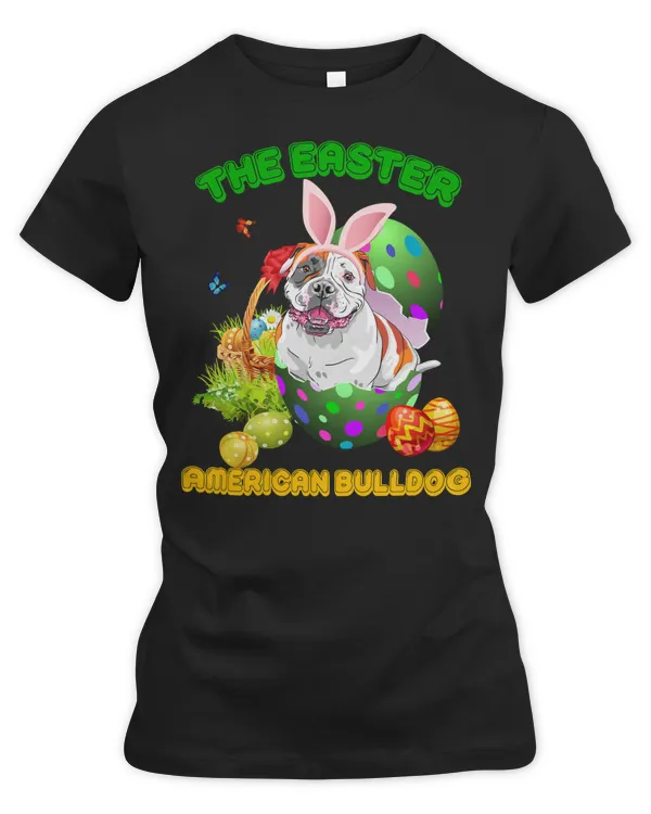 American Bulldog Dog American Bulldog Bunny Dancing The Easter American Bulldog 384 paws