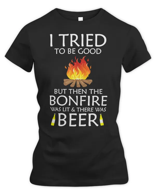 Beer Drinking Bonfire Camping Campfire Adventure Outdoor Camper Funny Mountain 199 Drink Alcohol