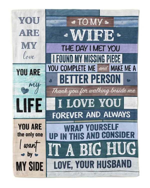 ETBK14 To My Wife Blanket