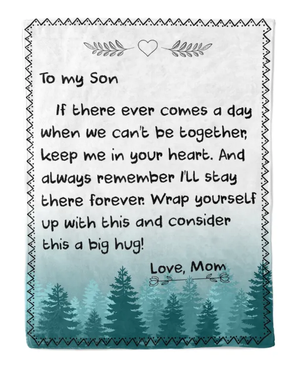 To My Son From Mom Blanket