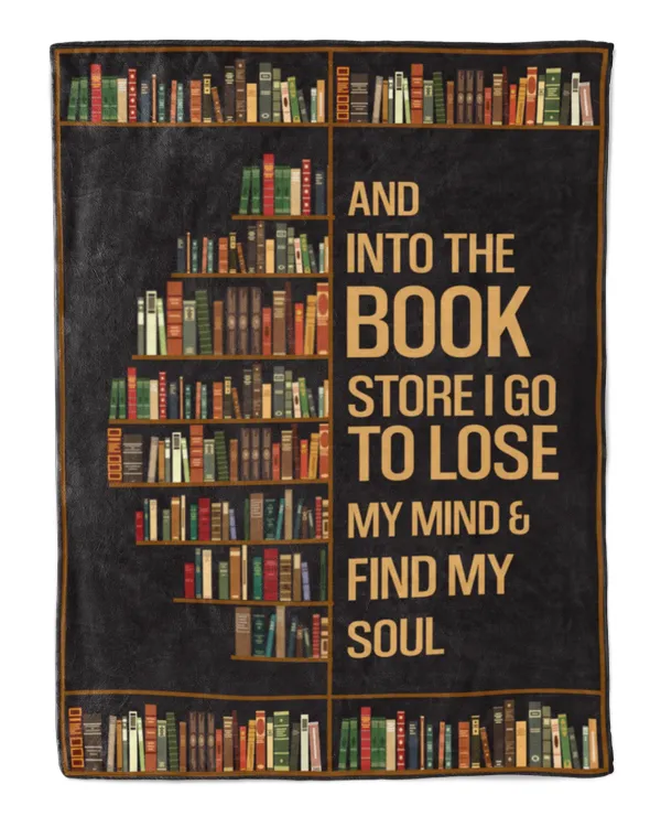 And Into the Book Store I Go To Lose My Mind And Find My Soul Blanket