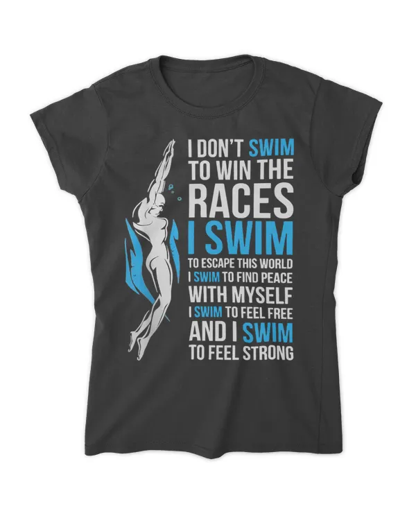 Don't swim to win races
