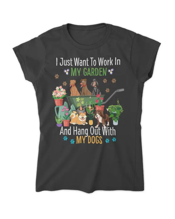 Just want to work in my garden and hang out with my dogs