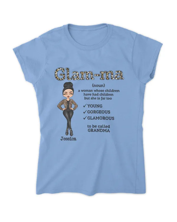 Glam-Ma - Personalized shirt - Gifts for Grandma, Gift idea for Grandma