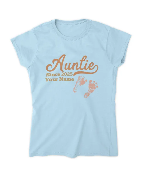Personalized Auntie T-Shirt, Gifts For Auntie, Gifts Idea For Auntie