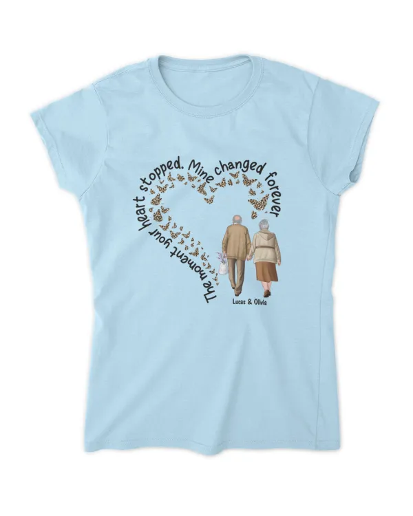 The Moment Your Heart Stopped - Personalized Shirt, Gifts for Wife, Gift idea for Wife