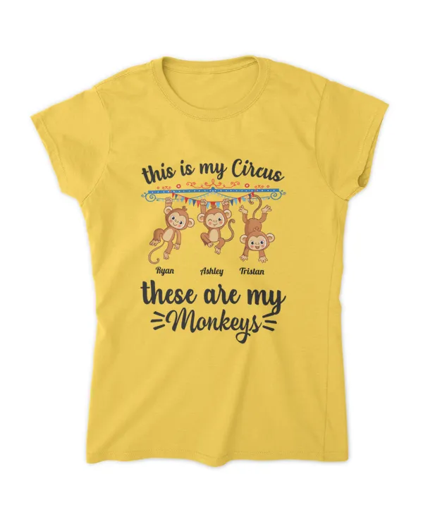 This Is My Circus - Personalized Shirt, Gifts For Mom, Gifts Idea For Mom, Mother's Day Gift