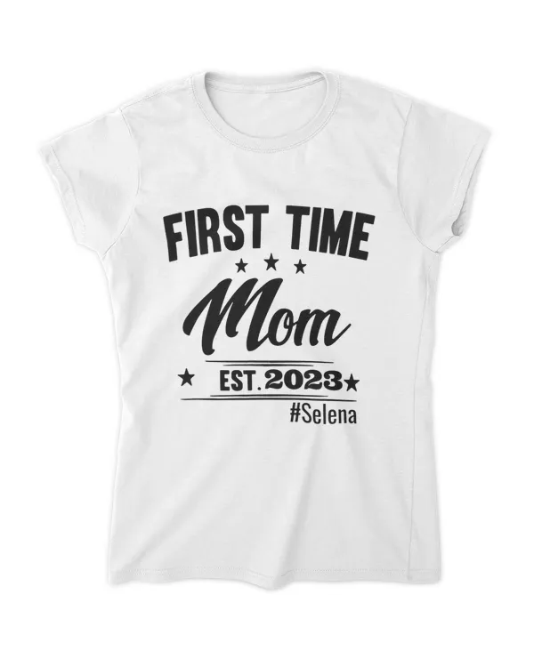[CUSTOM NAME AND YEAR TSHIRT] FIRST TIME MOM TSHIRT, MOM TSHIRT, GIFT FOR MOM | treasurelife.store