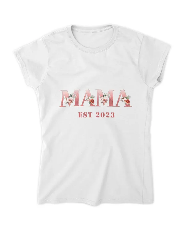 First Time Mom 2023 Tshirt, First time Mother's Day Tshirt, Mom Tshirt | treasurelife.store