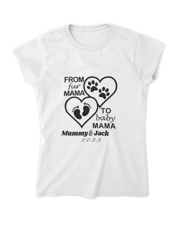 Custom name Tshirt-First Time Mom 2023 Tshirt | treasurelife.store