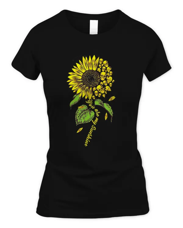 You Are My Sunshine Skull Sunflower