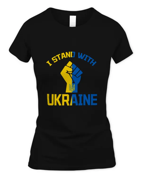 I Stand With Ukraine Flag American Flag Support Ukraine