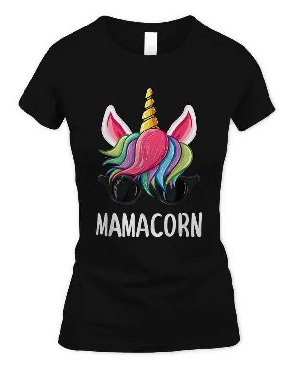 Mamacorn mom funny unicorn t-shirt for Mothers day gifts
