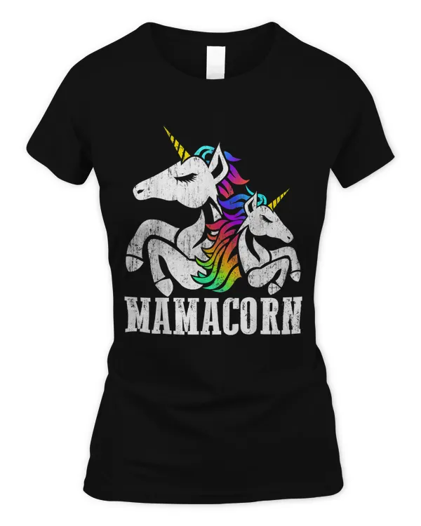 Mamacorn Unicorn Shirts for Women Mothers Day Gift T-Shirt