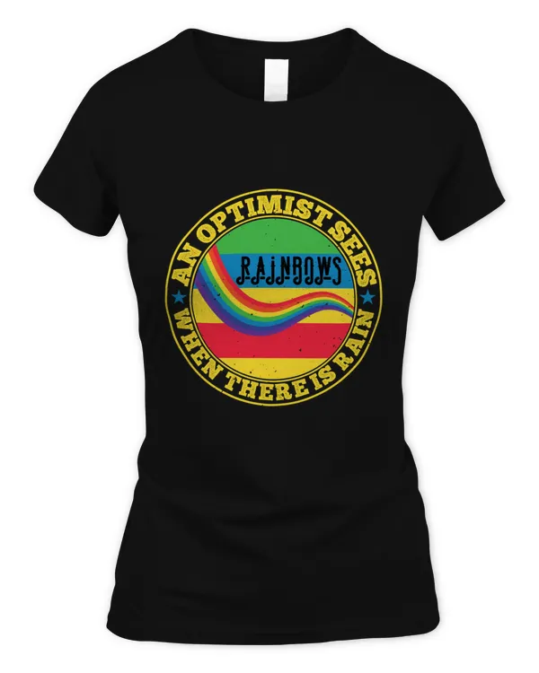 An optimist sees rainbows when there is rain-01
