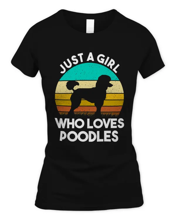 Just A Girl Who Loves Poodles - Gift For Poodle Lover Classic T-Shirt