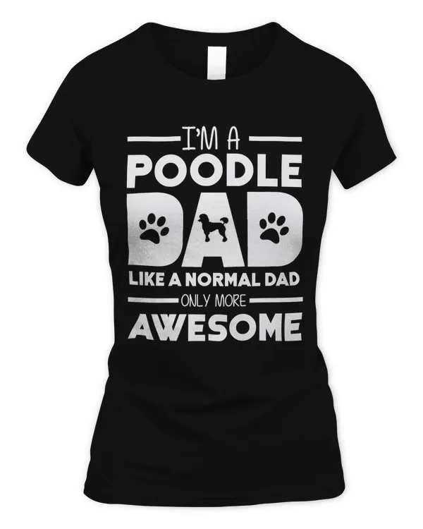 Awesome Poodle Dad Classic T-Shirt