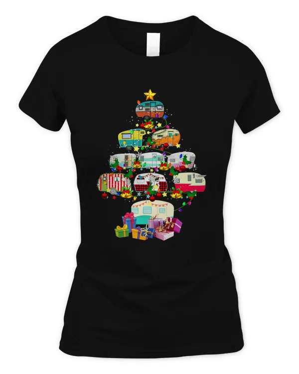 Christmas Camping Lover X-mas Camping Truck Tree Camper Gift